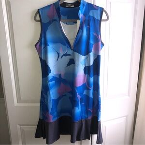 Callaway Golf Dress Sleeveless Medium Multi Colored NWT‎